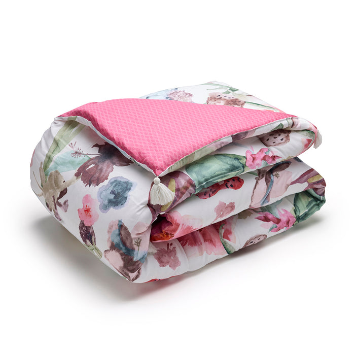 cxl by christian lacroix Édredon avec glands Exotique Framboise - 140 x 200 cm