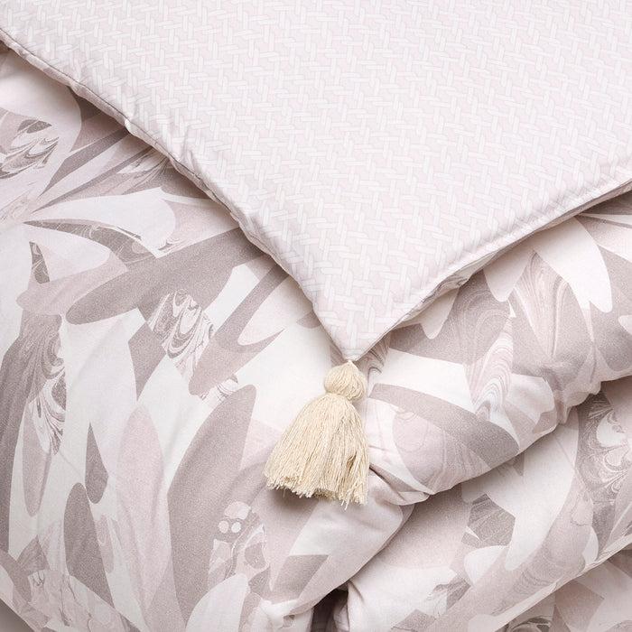 Cxl By Christian Lacroix Édredon Avec Glands Fleurs Psychédéliques Beige - 140 X 200 Cm