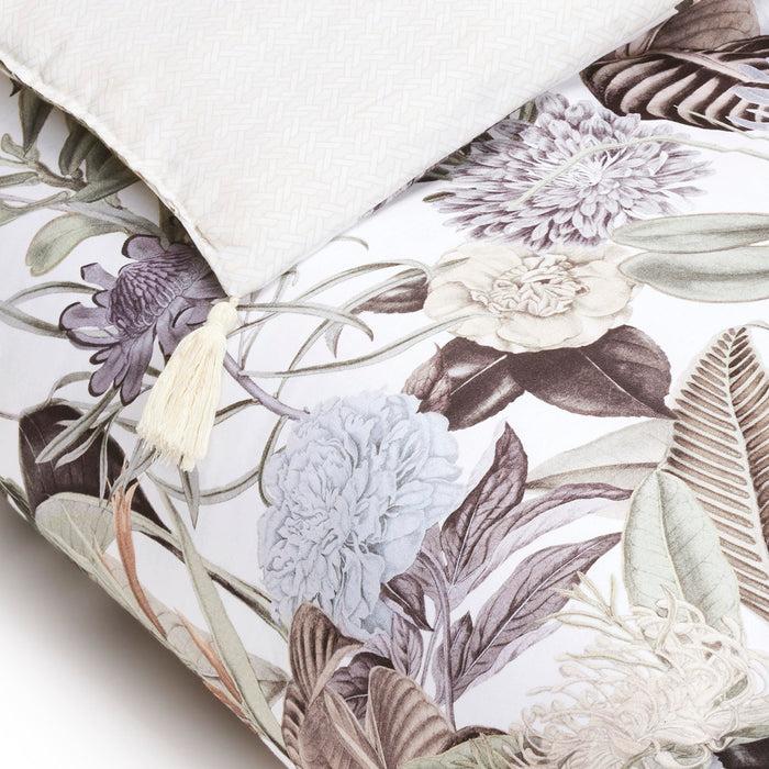 Cxl By Christian Lacroix Édredon Avec Glands Satin De Coton - Garden Taupe