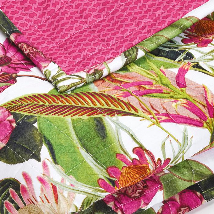 Cxl By Christian Lacroix Édredon Satin De Coton - Garden Fuchsia