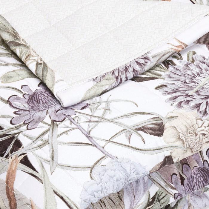 Cxl By Christian Lacroix Édredon Satin De Coton - Garden Taupe