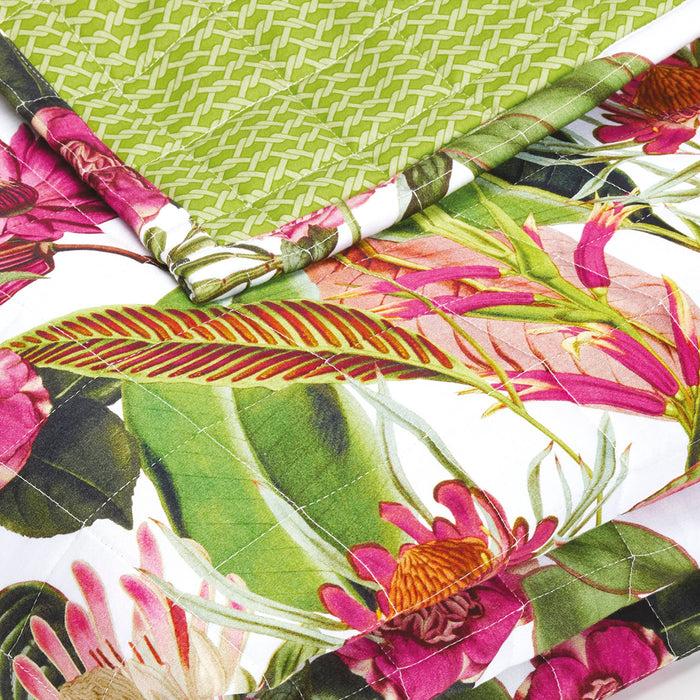 Cxl By Christian Lacroix Édredon Satin De Coton - Garden Vert