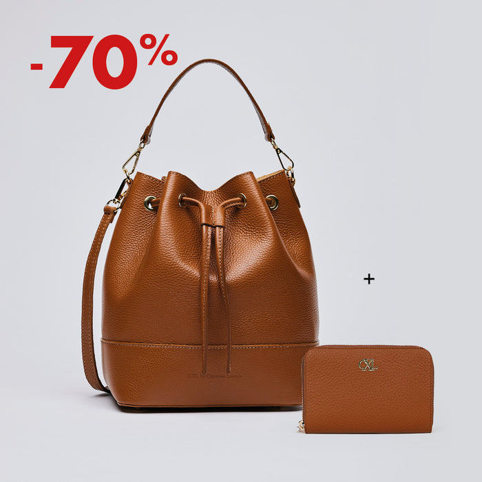 cxl by christian lacroix Harmonie en 100% cuir - Champs Elysé - Cognac