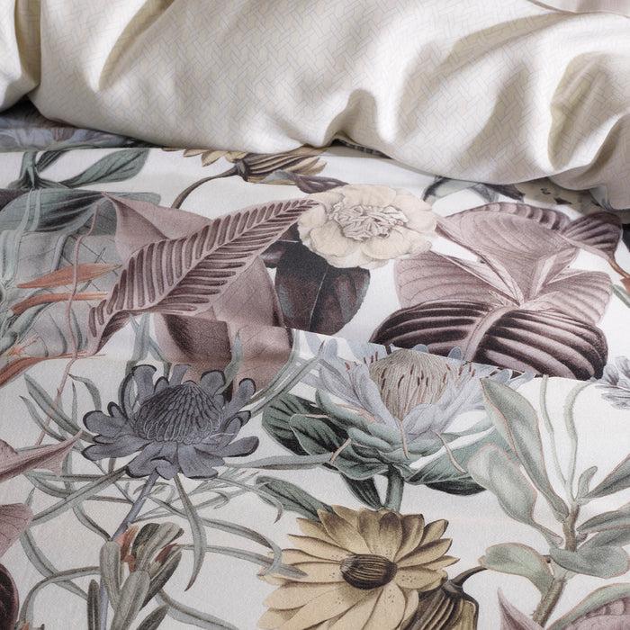 Cxl By Christian Lacroix Housse De Couette Satin De Coton - Garden Taupe