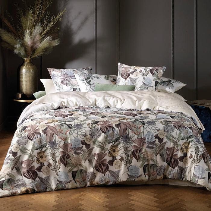 cxl by christian lacroix Housse de couette satin de coton - Garden taupe
