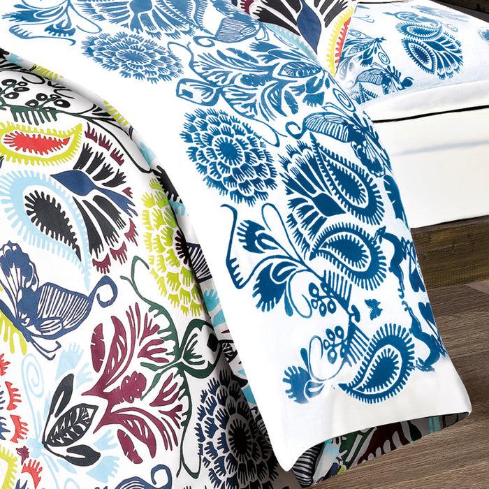 Cxl By Christian Lacroix Housse De Couette + Taie(s) D'oreiller Satin De Coton - Love Stories Multicolor