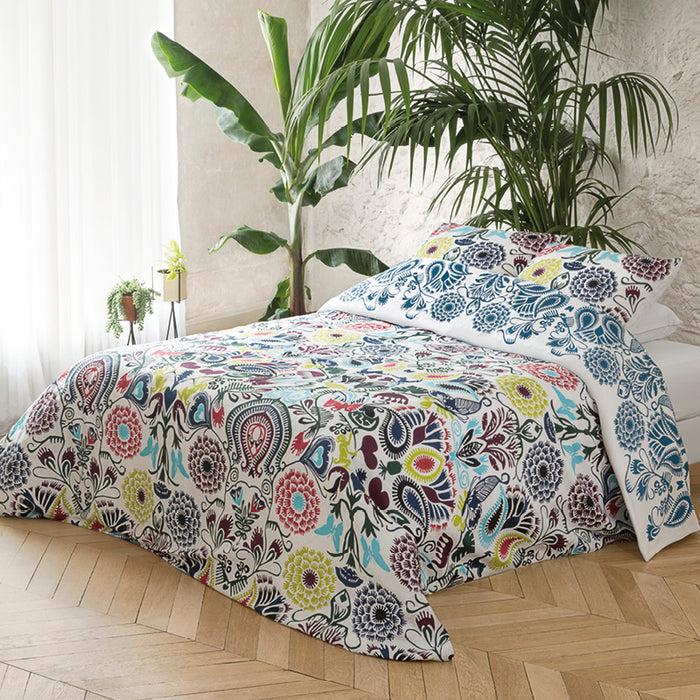 cxl by christian lacroix Housse de couette + taie(s) d'oreiller satin de coton - Love stories multicolor