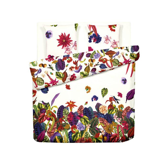 Cxl By Christian Lacroix Housse De Couette + Taie(s) D'oreiller Satin De Coton - Jardin Tropical