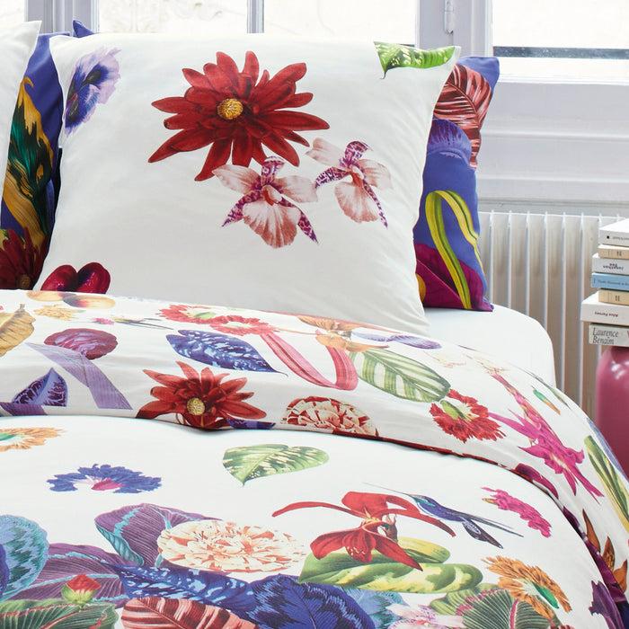 Cxl By Christian Lacroix Housse De Couette + Taie(s) D'oreiller Satin De Coton - Jardin Tropical