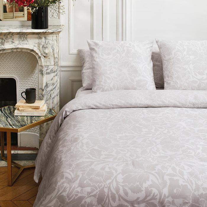Cxl By Christian Lacroix Housse De Couette + Taie(s) D'oreiller Satin De Coton - Arabesque Taupe