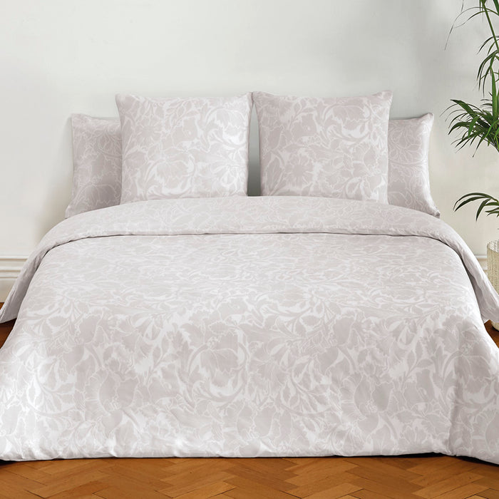 cxl by christian lacroix Housse de couette + taie(s) d'oreiller satin de coton - Arabesque Taupe