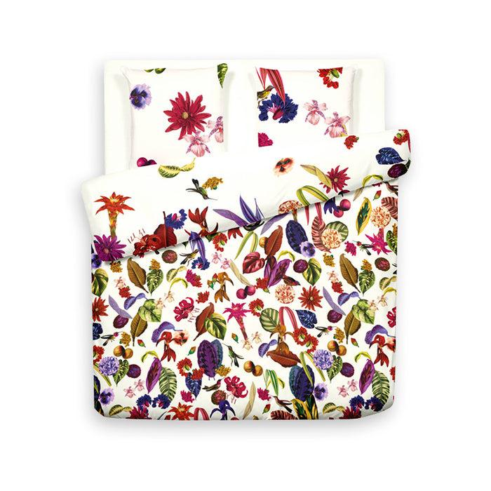Cxl By Christian Lacroix Housse De Couette + Taie(s) D'oreiller Satin De Coton - Jardin Floral