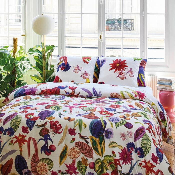 cxl by christian lacroix Housse de couette + taie(s) d'oreiller satin de coton - Jardin floral