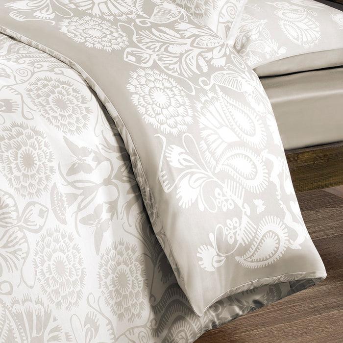 Cxl By Christian Lacroix Housse De Couette + Taie(s) D'oreiller Satin De Coton - Love Stories Beige