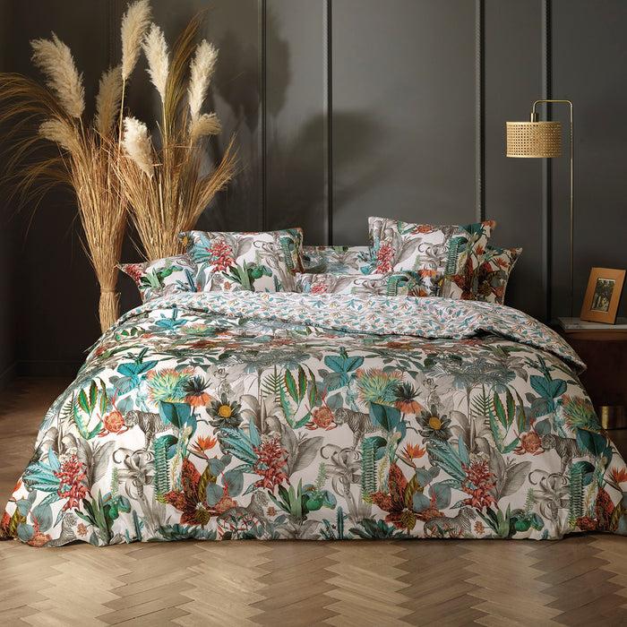 cxl by christian lacroix Housse de couette + taie(s) d'oreiller satin de coton -Zanzibar blanc