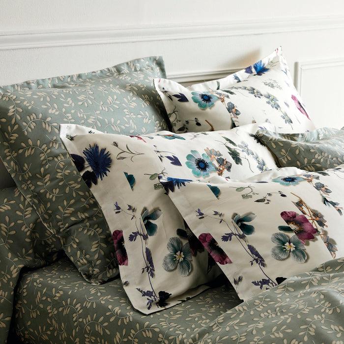 Cxl By Christian Lacroix Housse De Couette + Taie(s) D'oreiller Satin De Coton - Semis Jaune