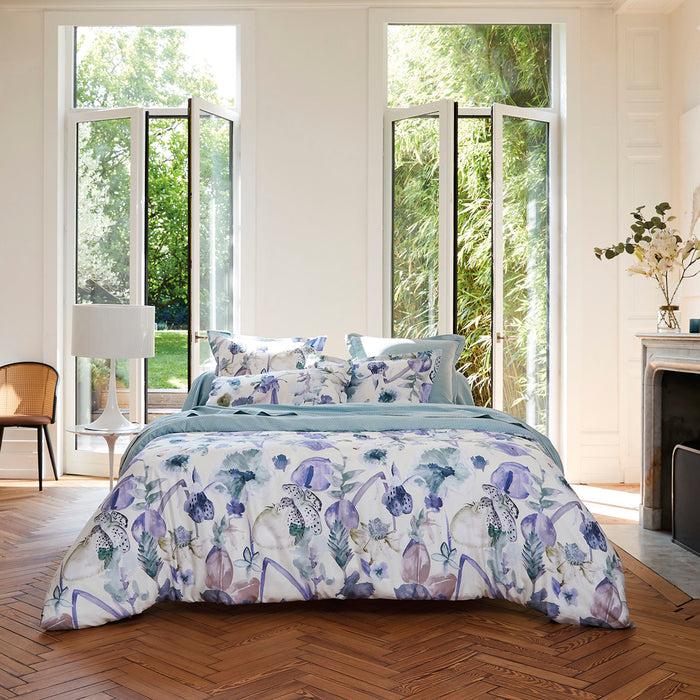 cxl by christian lacroix Housse de couette + taie(s) d'oreiller satin de coton - Exotique Lavande