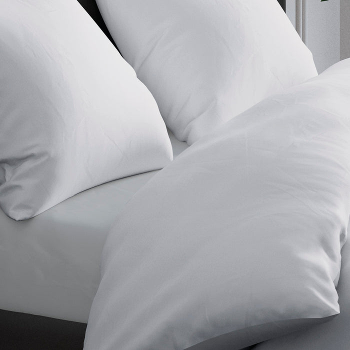 Cxl By Christian Lacroix Housse De Couette + Taie(s) D'oreiller Satin De Coton - Gris Perle