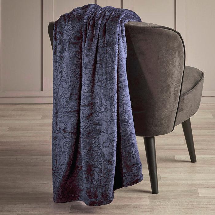 Cxl By Christian Lacroix Maxi Plaid/Couvre-lit Arabesque Aubergine