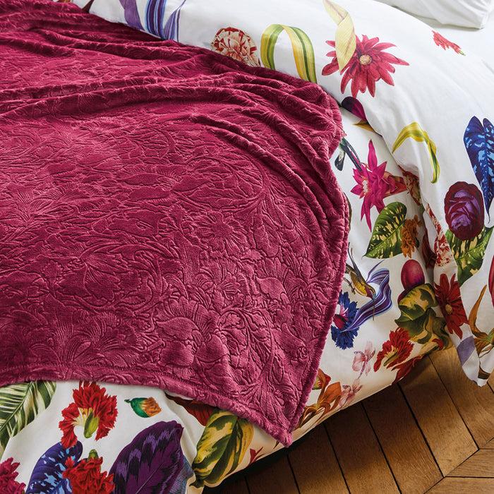 Cxl By Christian Lacroix Maxi Plaid/couvre-lit - Arabesque Bordeaux
