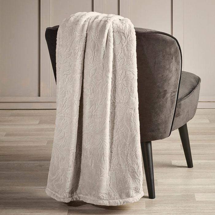 Cxl By Christian Lacroix Maxi Plaid/couvre-lit - Arabesque Taupe