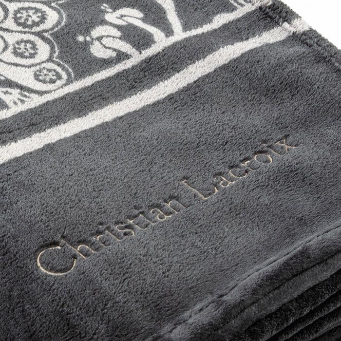 Cxl By Christian Lacroix Maxi Plaid / Couvre-lit - Gris Foncé