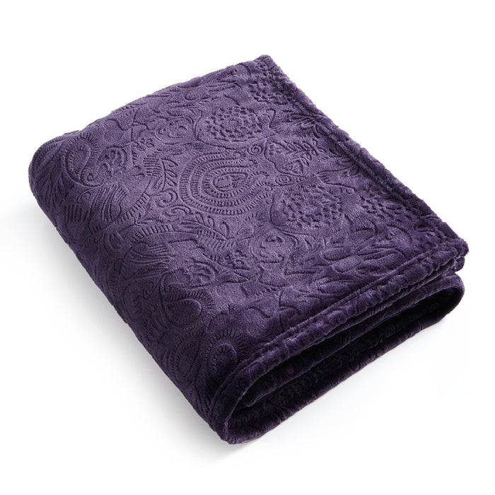 cxl by christian lacroix Maxi plaid / couvre-lit - Prune