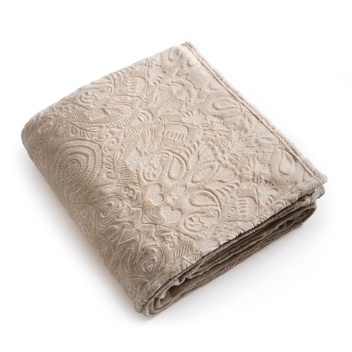 cxl by christian lacroix Maxi plaid / couvre-lit - Taupe clair