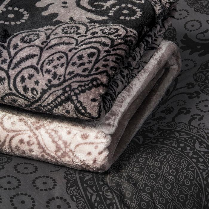 Cxl By Christian Lacroix Maxi Plaid / Couvre-lit - Taupe