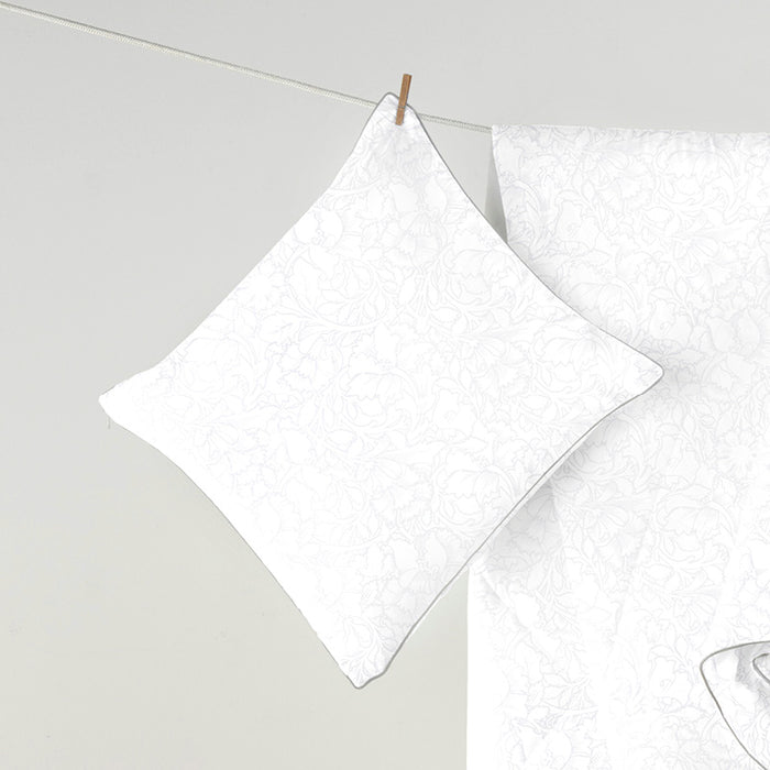 Cxl By Christian Lacroix Oreiller Carré + Protège Oreiller - Arabesque Blanc