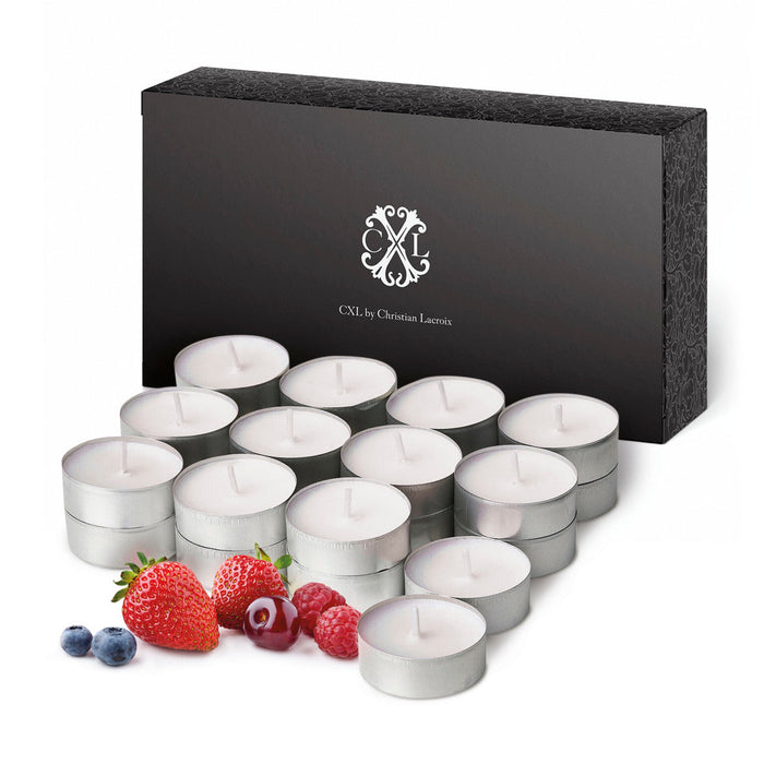 cxl by christian lacroix Pack de 24 bougies chauffe-plats parfumés Fruits rouges