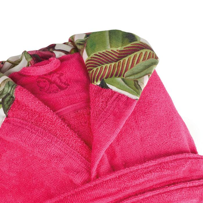 Cxl By Christian Lacroix Peignoir Avec Capuche - Garden Fuchsia