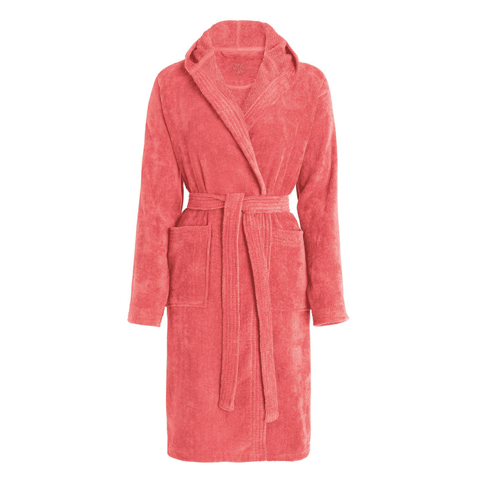 Cxl By Christian Lacroix Peignoir Avec Capuche - Rose Hibiscus