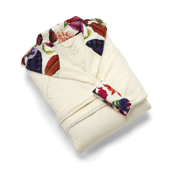 cxl by christian lacroix Peignoir avec capuche - Tropical vanille