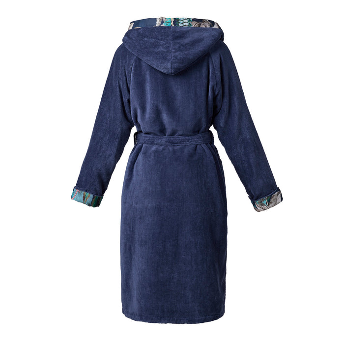 Cxl By Christian Lacroix Peignoir Avec Capuche - Zanzibar Bleu Foncé
