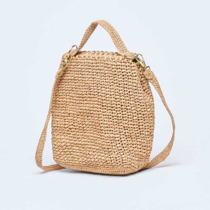 Cxl By Christian Lacroix Petit Sac Alice En Raphia Confectionné à La Main - Thé