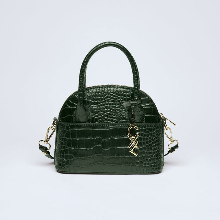 Cxl By Christian Lacroix Petit Sac Bowling Bel-air En Cuir Croco