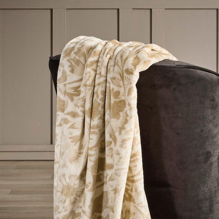 Cxl By Christian Lacroix Plaid - 130 X 160 Cm - Arabesque Taupe
