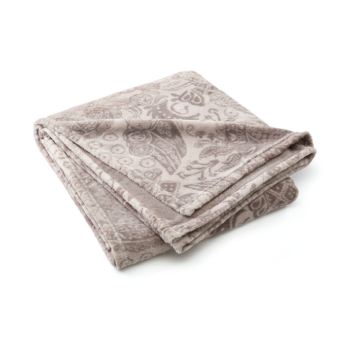 Cxl By Christian Lacroix Plaid - 130 X 160 Cm - Arles Taupe