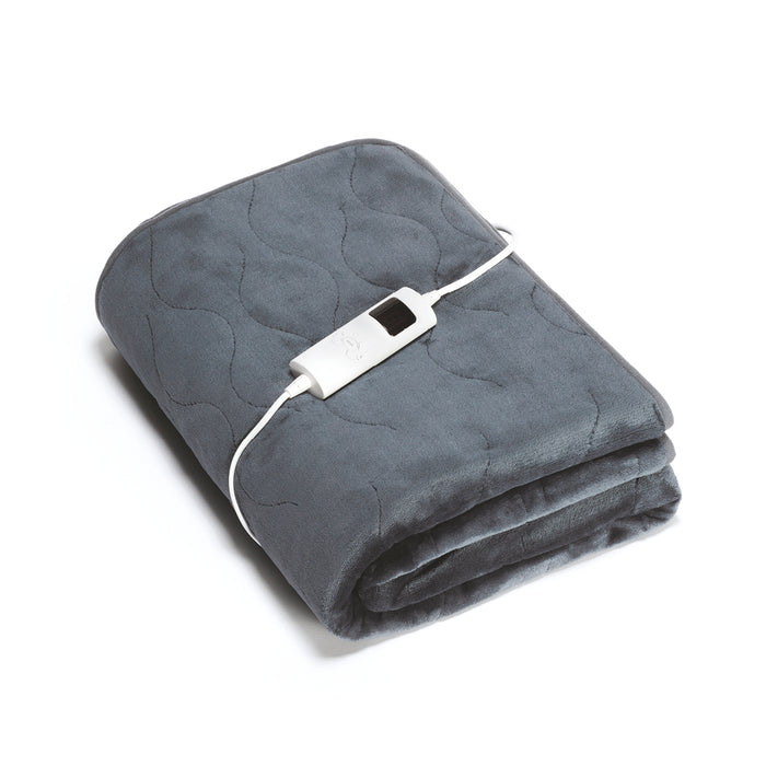 Cxl By Christian Lacroix Plaid Chauffant - Système De Chauffe Intégré - Gris - 180 X 130 Cm