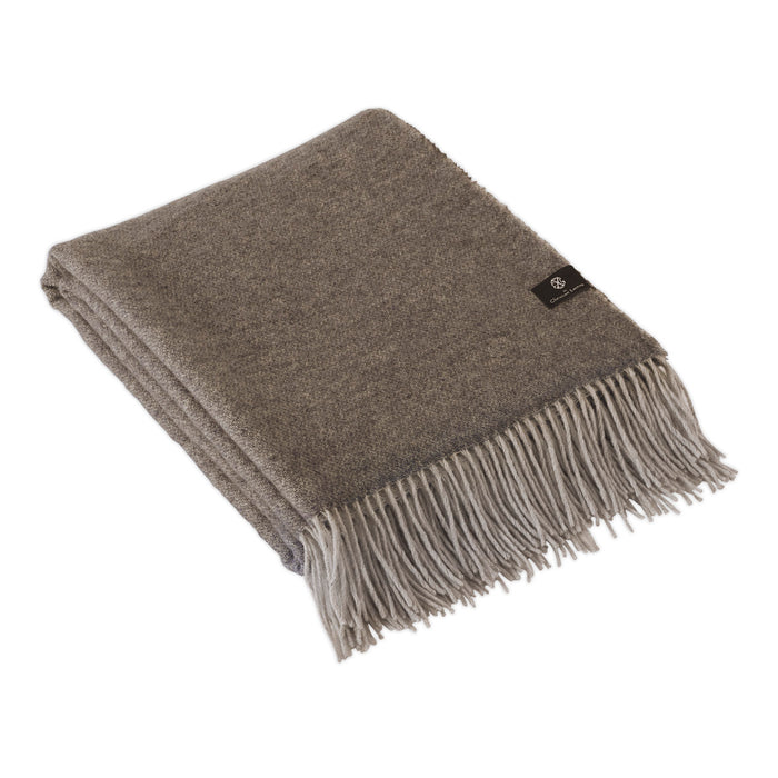 cxl by christian lacroix Plaid tissé 130 x 180 cm - Marron foncé / marron clair