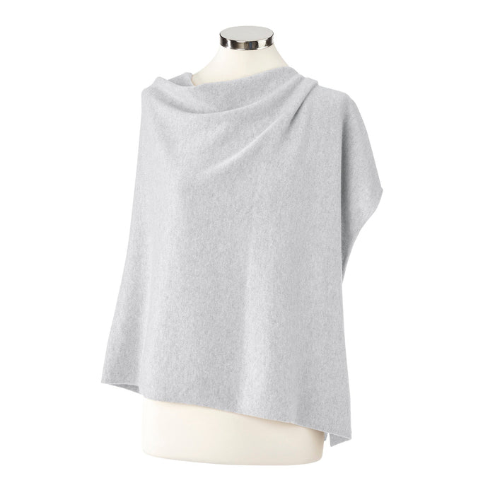 Cxl By Christian Lacroix Poncho Cachemire - Gris Clair