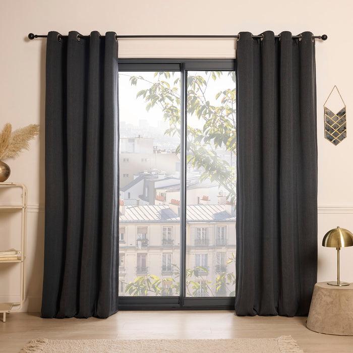 cxl by christian lacroix Rideau obscurcissant à œillets - Louvre Gris foncé