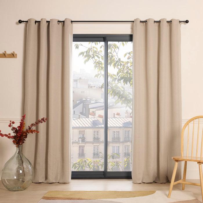 cxl by christian lacroix Rideau obscurcissant à œillets - Louvre Taupe