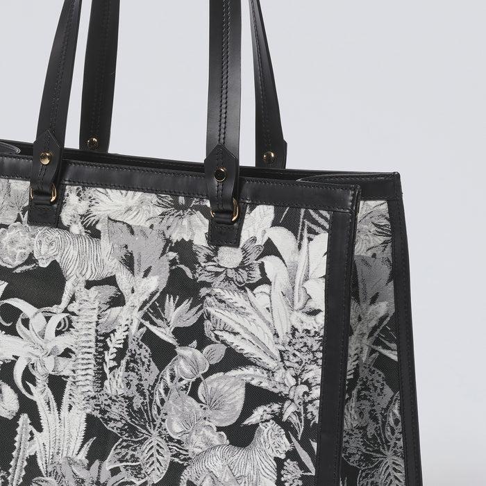 Cxl By Christian Lacroix Sac à Main Apolline En Cuir Et Jacquard Zanzibar