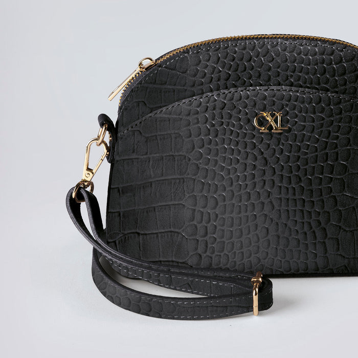 Cxl By Christian Lacroix Sac Bandoulière Malesherbes En Cuir Croco