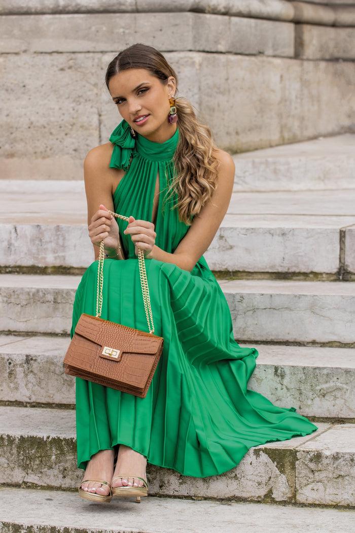 Cxl By Christian Lacroix Sac Bandoulière Peuplier En Cuir Croco