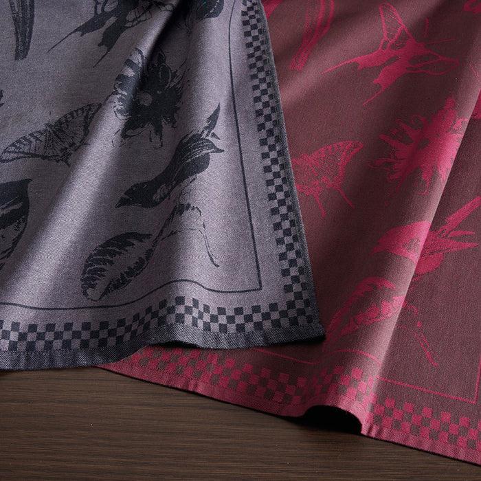 Cxl By Christian Lacroix SET DE 2 TORCHONS PRIMAVERA - Gris Foncé / Gris Clair
