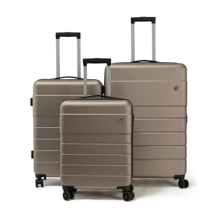 cxl by christian lacroix Set de 3 valises rigides avec 4 roulettes - Toulouse Gris doux