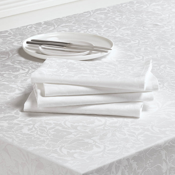 Cxl By Christian Lacroix Set De 4 Serviettes - Arabesque Blanc